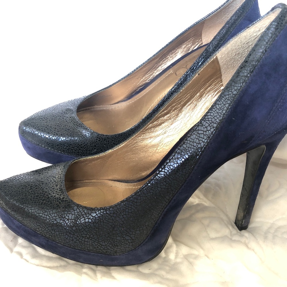 BCBG Blue Platform Heels